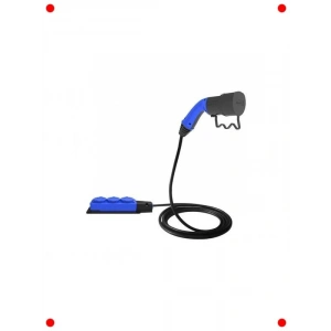 V2L Adaptör: 3 Soket, 220V, Type2,  Kablolu