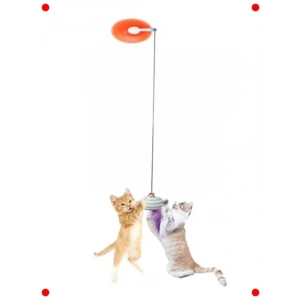Vantuzlu Kedi Oltası Oyuncağı - Sabitlenir