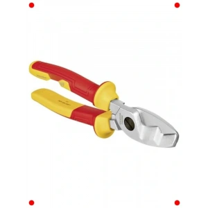 VDE Yalıtımlı Kablo Makası 200mm, Kırmızı