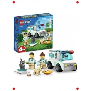 Veteriner Kurtarma Aracı Oyun Seti (58 Parça)