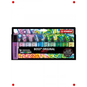 Vurgulayıcı Kalem Seti - 10lu Paket - Çeşitli Renkler