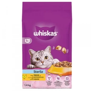 Whiskas Tavuklu Kısırlaştırılmış Kedi Maması 1.4
