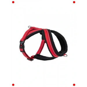 XL Boy Kırmızı Ayarlanabilir Köpek Göğüs Tasması
