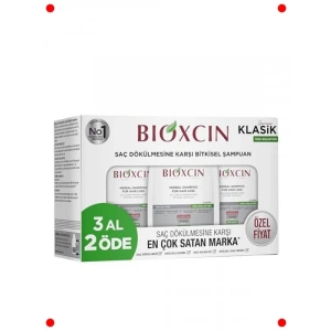 Yağlı Saçlar İçin Güçlendirici Şampuan Seti (3x300ml)