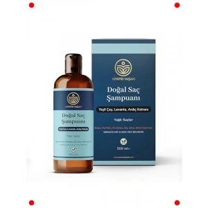 Yağlı Saçlar İçin Yeşil Çay ve Lavanta Şampuan 500 ML