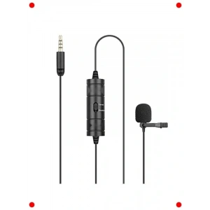 Yaka Mikrofonu - DSLR, Akıllı Telefon ve Kayıt Cihazları İçin