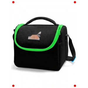 Yalıtımlı Çocuk Beslenme Çantası - Siyah Yeşil