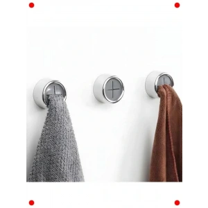 Yapışkanlı Duvar H Askısı, 2li Set, Siyah-Gri