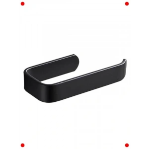 Yapışkanlı Lüks Tasarım Tuvalet Kağıtlığı, Siyah