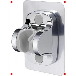 Yapışkanlı Mafsallı Krom Duş Başlığı Askısı