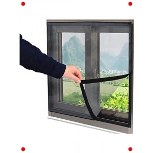 Yapışkanlı Pencere Sineklik Teli - Böcek Koruması 1x1M