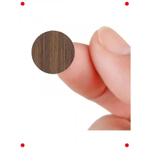 Yapışkanlı Vida Kapatıcı Tapa (Ceviz, 100 Adet)