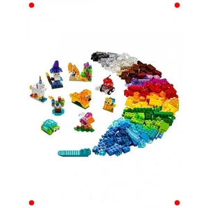 Yaratıcı Şeffaf Yapım Parçaları Seti (500 Parça)