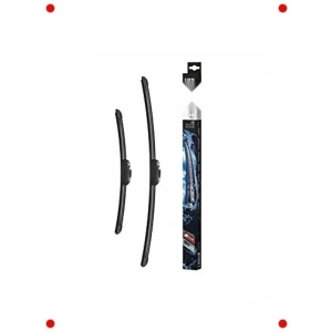 Yassı Tip Silecek Seti - 600/400 mm - Ön Cam