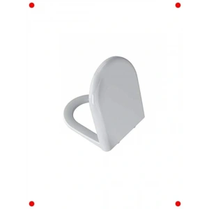 Yavaş Kapanır Duroplast Klozet Kapağı - Beyaz