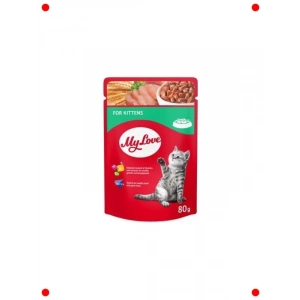 Yavru Kedi Pouch Yaş Mama - 80 gr (24 Adet)