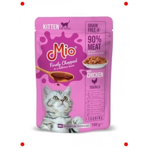 Yavru Kediler İçin Tavuklu Pouch Mama, 100 Gr x 24 Adet