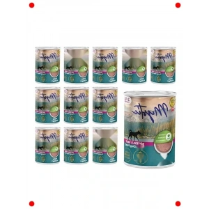 Yavru Köpek Biftekli Konserve Pate 400gr x 12 Adet