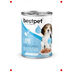 Yavru Köpek Soslu Kuzu Etli Yaş Mama, 12x400 gr