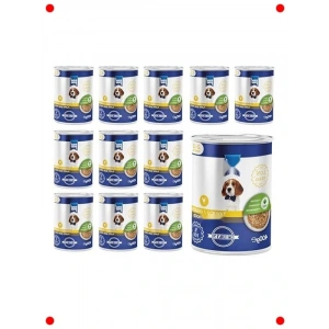 Yavru Köpek Tavuklu Jöleli Yaş Mama - 400gr x 12li Paket