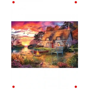 Yaz Akşamı Temalı 260 Parça Manzara Yapbozu