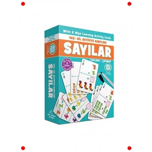 Yaz-Sil Öğrenme Kartları: Sayılar
