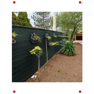 Yeşil %95 Görüntü Kesme Çit Filesi - 4x1M