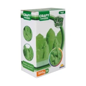 Yeşil Kinetik Kum Seti, 500 gr