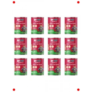 Yetişkin Kedi Dana Etli Yaş Mama (12 x 415 gr)