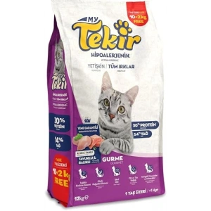 Yetişkin Kedi Maması, 10+2 Paket, Tekir
