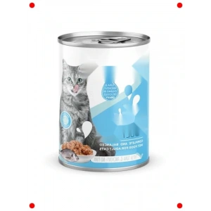 Yetişkin Kedi Ton Balıklı & Hamsili Yaş Mama (12 x 400g)
