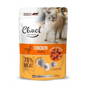 Yetişkin Tavuklu Pouch, 100 Gr x 24 Adet, Besleyici Mama