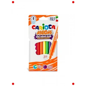 Yıkanabilir Fosforlu Keçeli Kalem Seti, 8li