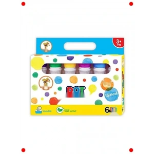 Yıkanabilir Nokta Boya Kalemi Seti 6lı