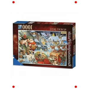 Yılbaşı Temalı 1000 Parça Yapboz - Tatil Atmosferi