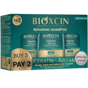 Yıpranmış Saçlar İçin 300 ml Onarıcı Şampuan, 3 Al 2 Öde