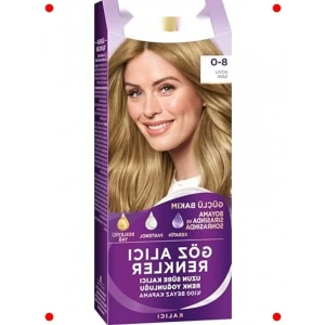 Yoğun Parlak Koyu Sarı Saç sı - Ton 8-0