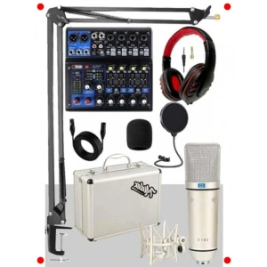 Youtuber Podcast Stüdyo Kayıt Ekipman Seti