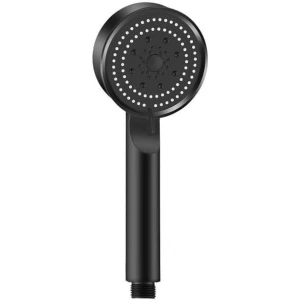 Yüksek Basınçlı Duş Başlığı, 5 Fonksiyonlu, Siyah