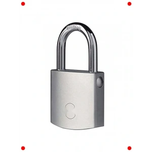 Yüksek Güvenlikli 40mm Krom Asma Kilit - 3 Anahtar