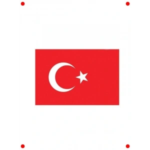 Yüksek Kalite Türk Bayrağı 70x105 Alpaka Kumaş