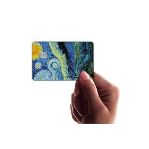 Yüksek Kalite Van Gogh Kart Kaplama Sticker