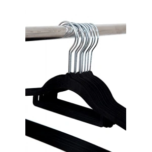 Yüksek kaliteli kadife pantolon askısı, 10 adet set halinde, dayanıklı yapı