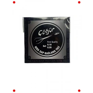 Yüksek Kaliteli Kısa Sap Bağlama Teli Seti, 0.18