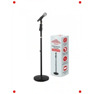 Yüksekliği Ayarlanabilir Kompakt Mikrofon Standı