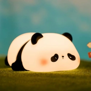 Yumuşacık Silikon Panda Gece Lambası, Çocuklar İçin Tasarım