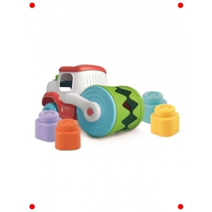 Yumuşak Bloklu Duyusal Silindir Kamyon Oyuncağı