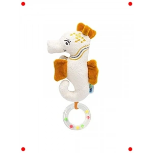 Yumuşak Çıngıraklı Deniz Atı Oyuncak - Turuncu