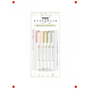 Yumuşak Renk Fosforlu Kalem, Doğal Tonlar