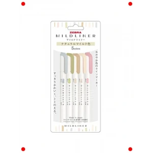 Yumuşak Renk Fosforlu Kalem, Doğal Tonlar